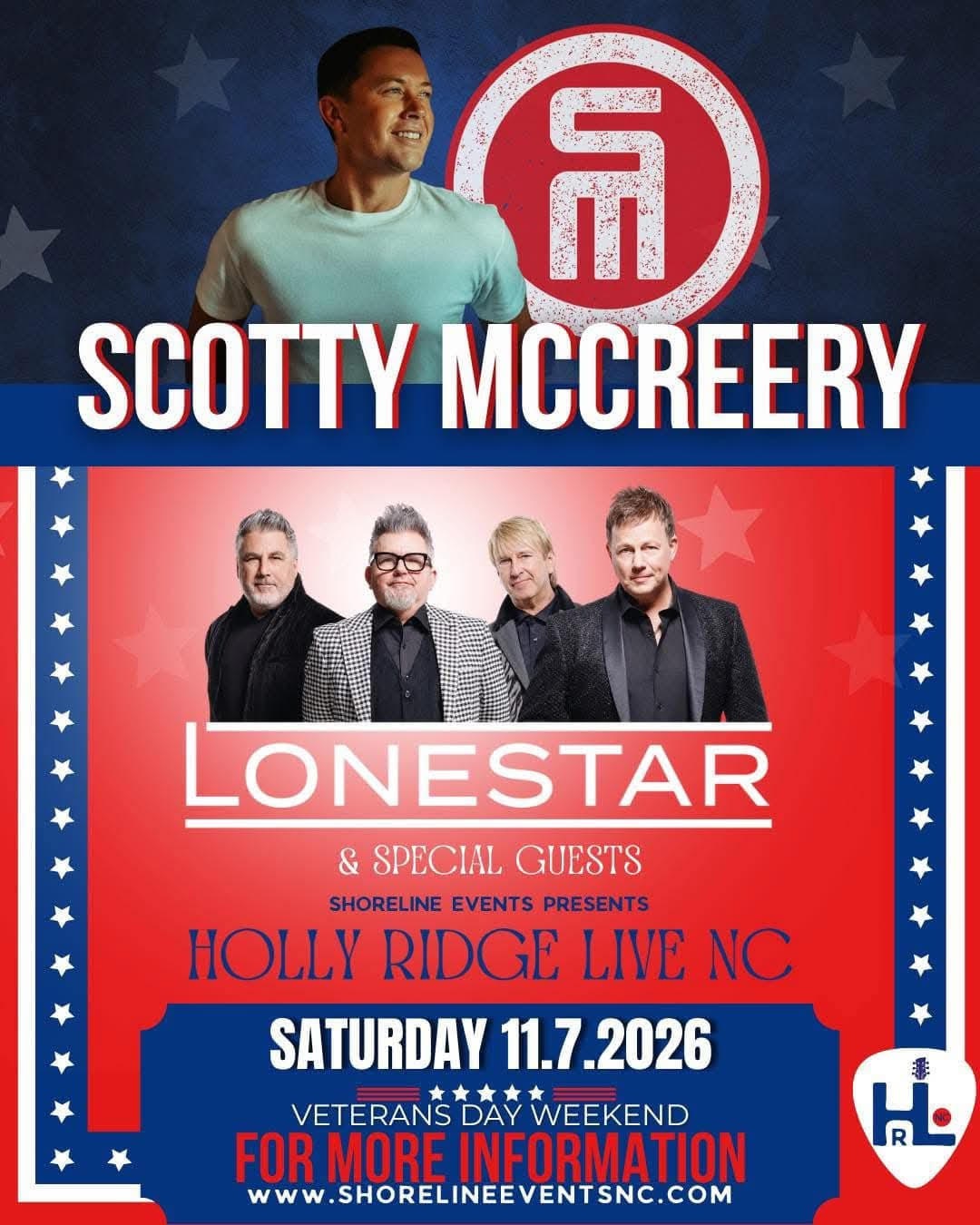 Scotty McCreery and Lonestar concert
